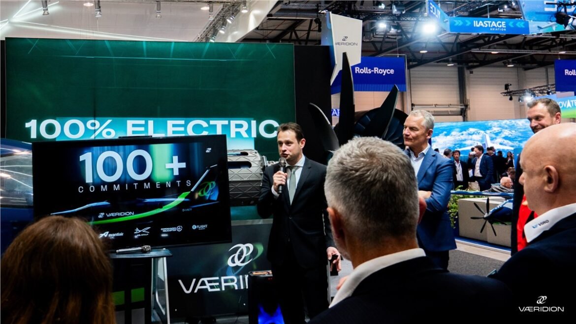 VÆRIDION, Microliner, electric aircraft, LOI, GA-ASI, battery system, PDR, Ivor van Dartel, Otto Verhoeff, Markus Kochs-Kämper
